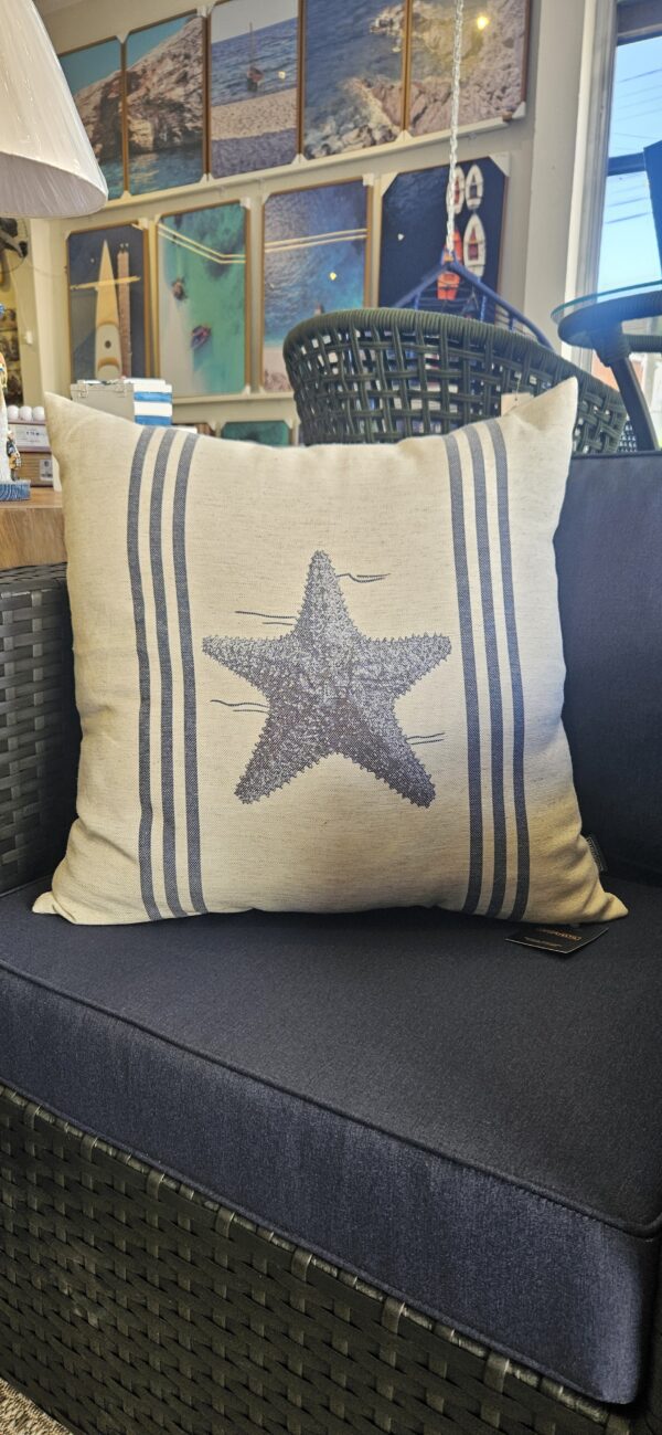 Almofada linho estrela  52X52
