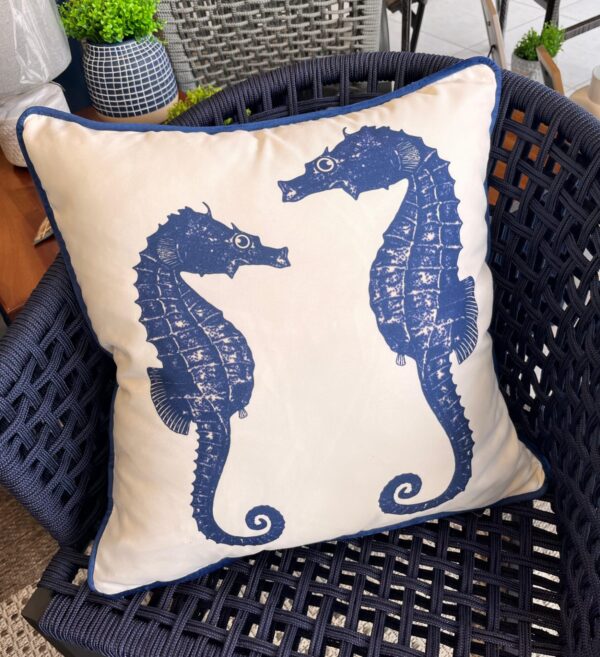 Almofada Estampada Cavalo Marinho 52X52