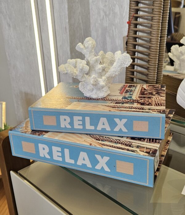 Caixa livro Relax