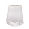 Conjunto 2  Copos Baixo de Cristal c/ borda dourada 550ML - Image 2